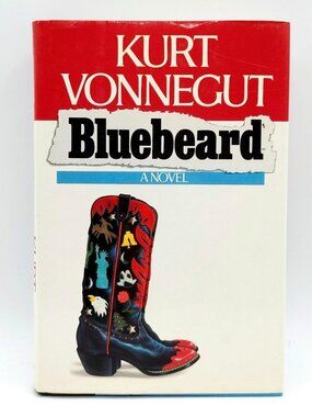 Kurt Vonnegut Bluebeard 1st edition Hardcover Book 1987 w/Dust Jacket